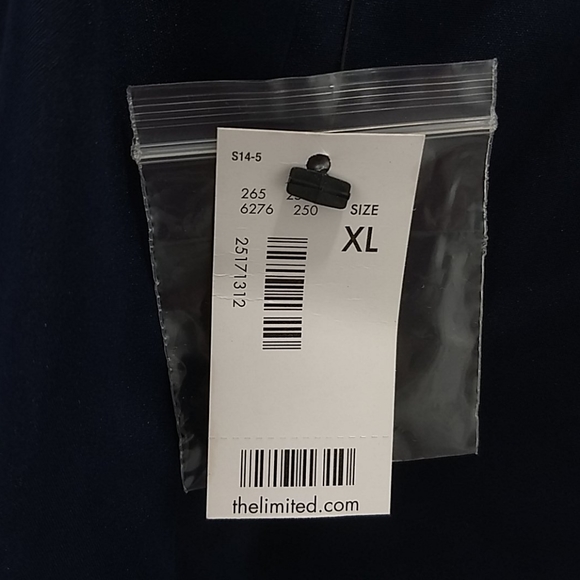 The Limited Lined Blazer Navy Blue Checks Size XL - Picture 6 of 8